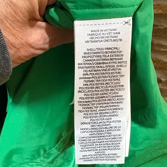 Men’s Green Hooded Polo Ralph Lauren Rain Jacket - Picture 5 of 5